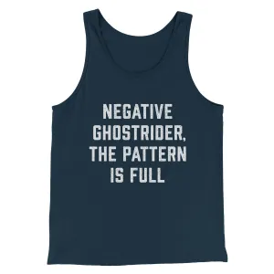 Negative Ghostrider The Pattern Is Full Funny Movie Men/Unisex Tank Top