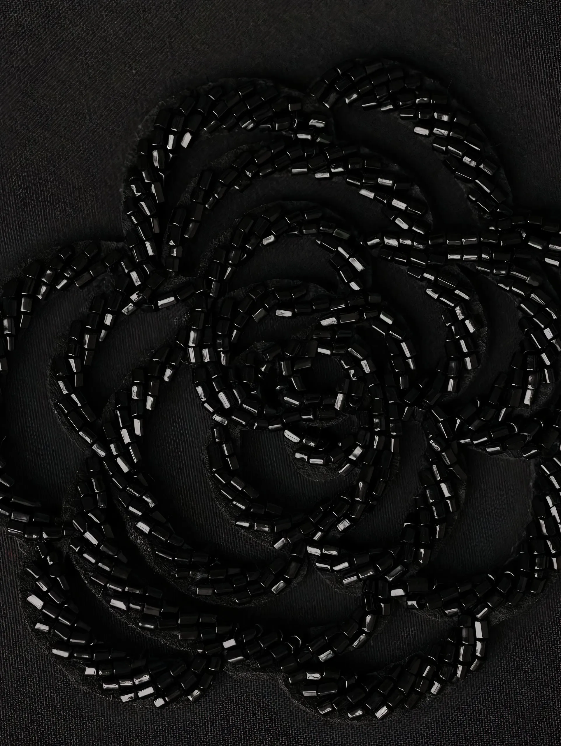 Noir Bloom Mini Dress