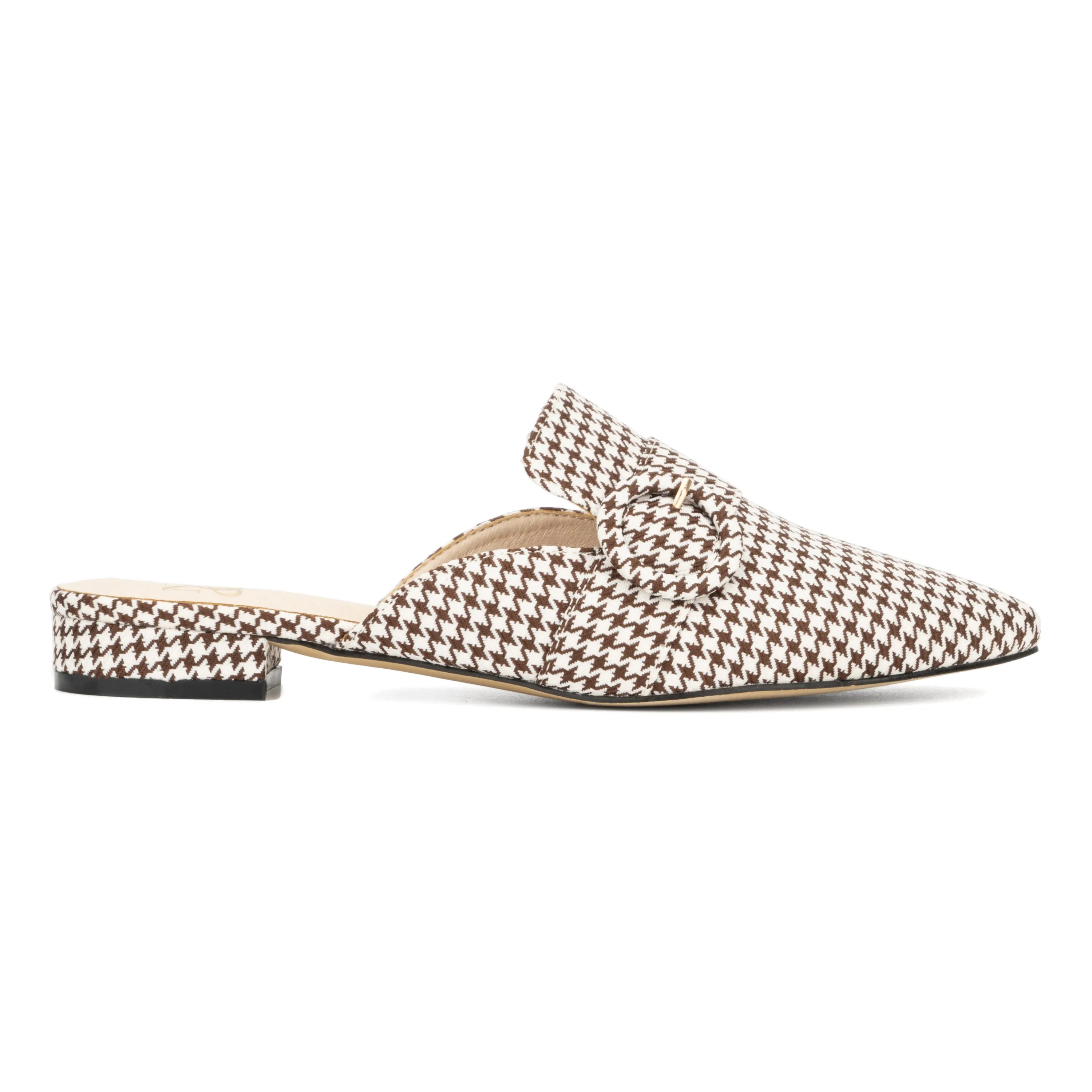 Parker Houndstooth Mules