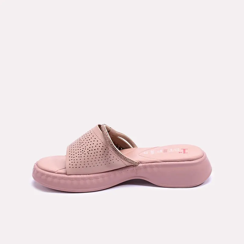 Peach Comfy Casual Slippers 0412489