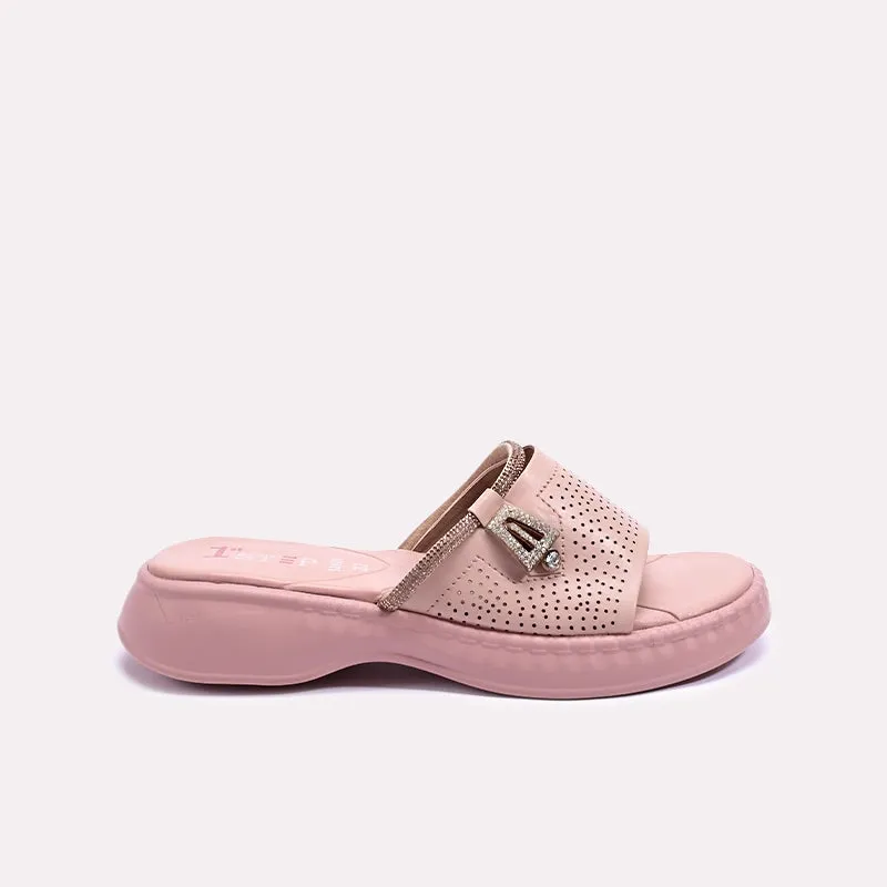 Peach Comfy Casual Slippers 0412489