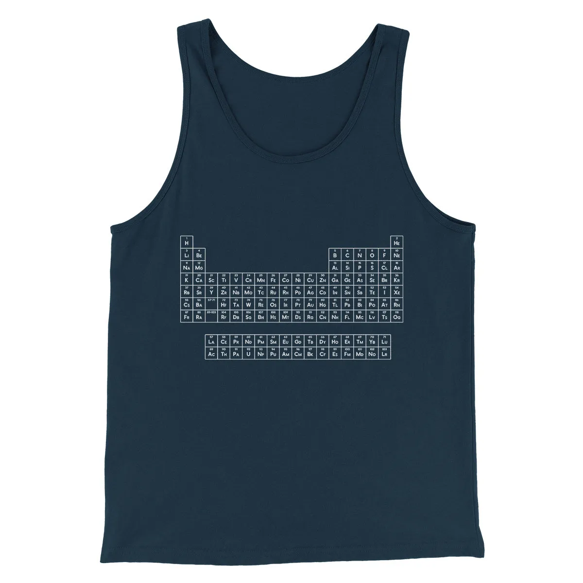 Periodic Table of Elements Men/Unisex Tank Top