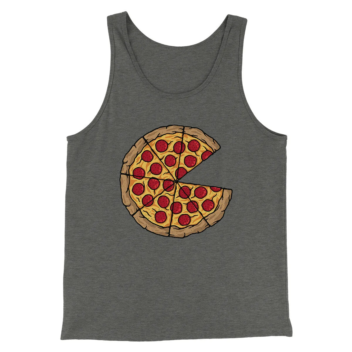 Pizza Slice Couple's Shirt Men/Unisex Tank Top