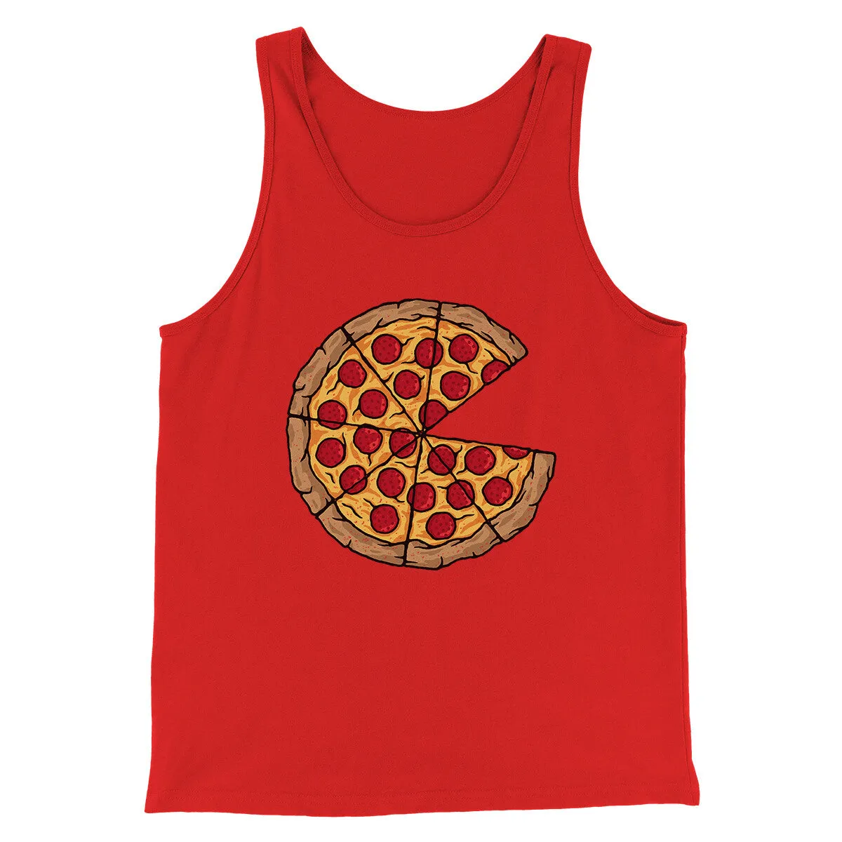Pizza Slice Couple's Shirt Men/Unisex Tank Top