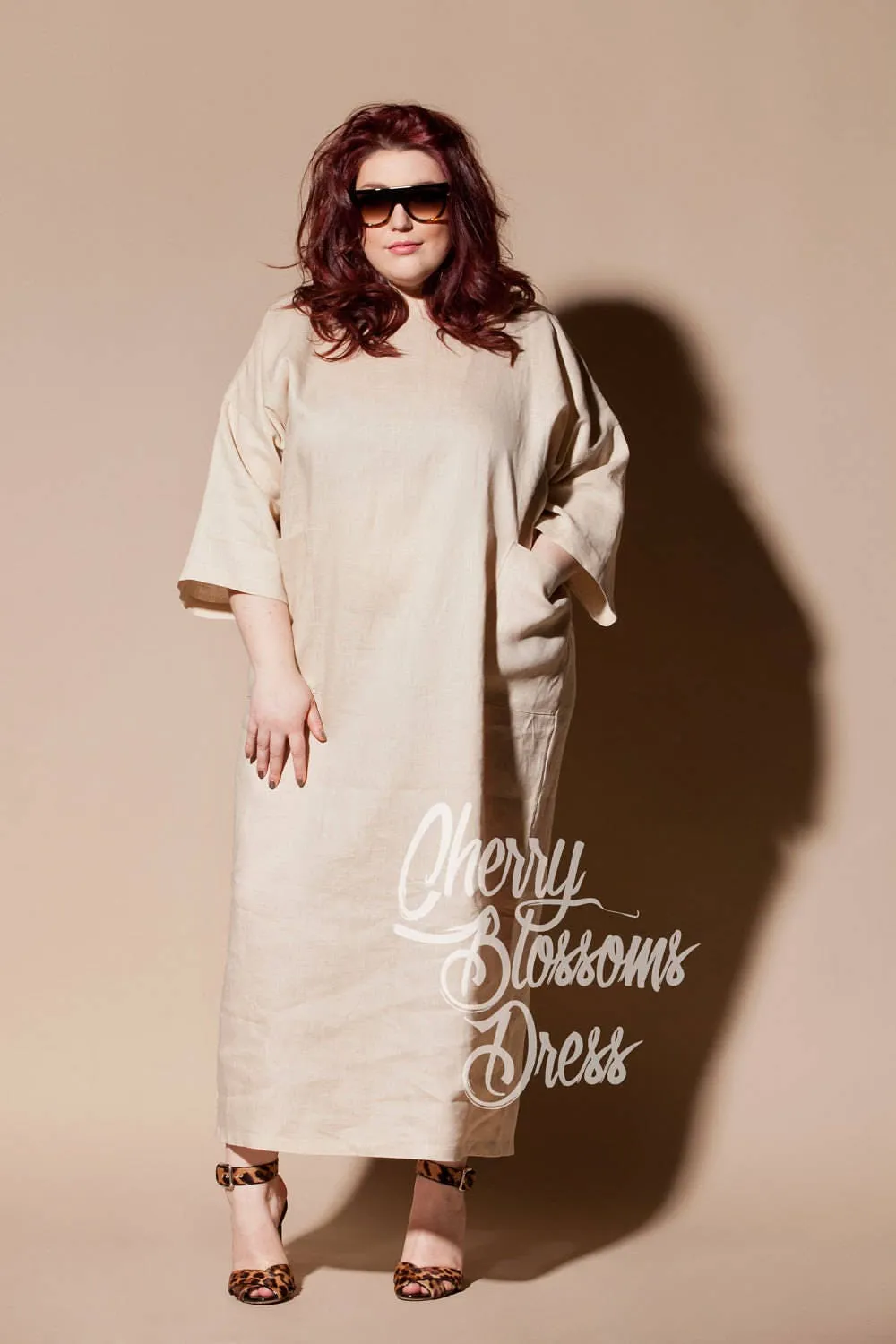 Plus Size Linen, Linen Kaftan Dress, Simple Wedding Dress, Plus Size Clothing, Linen Dress, Linen Clothing, Loose Maxi Dress, Pocket Dress