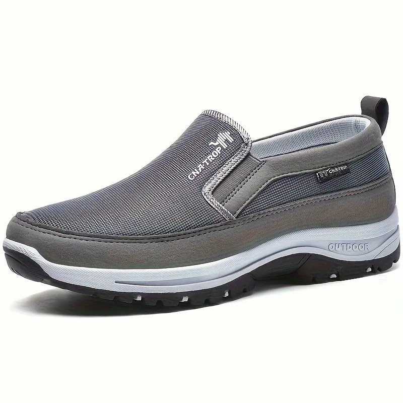 Plus Size Men's Knit Breathable Loafer Shoes for Comfort