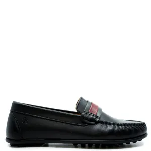 Porte Black Ribbon Loafer