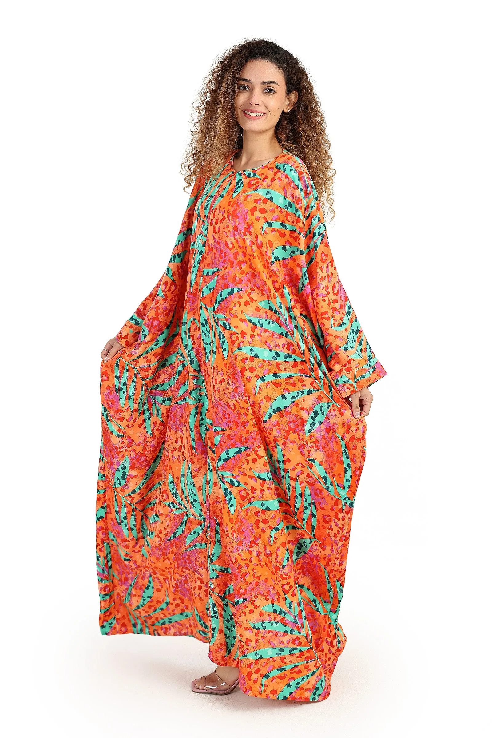 Printed Maxi Abaya