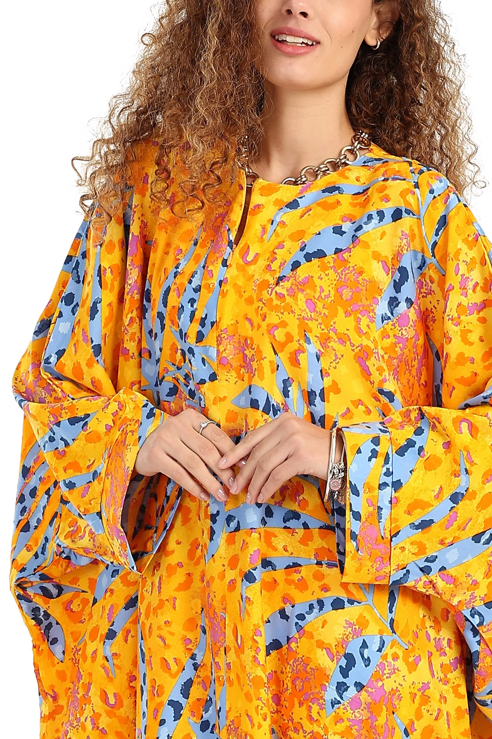 Printed Maxi Abaya