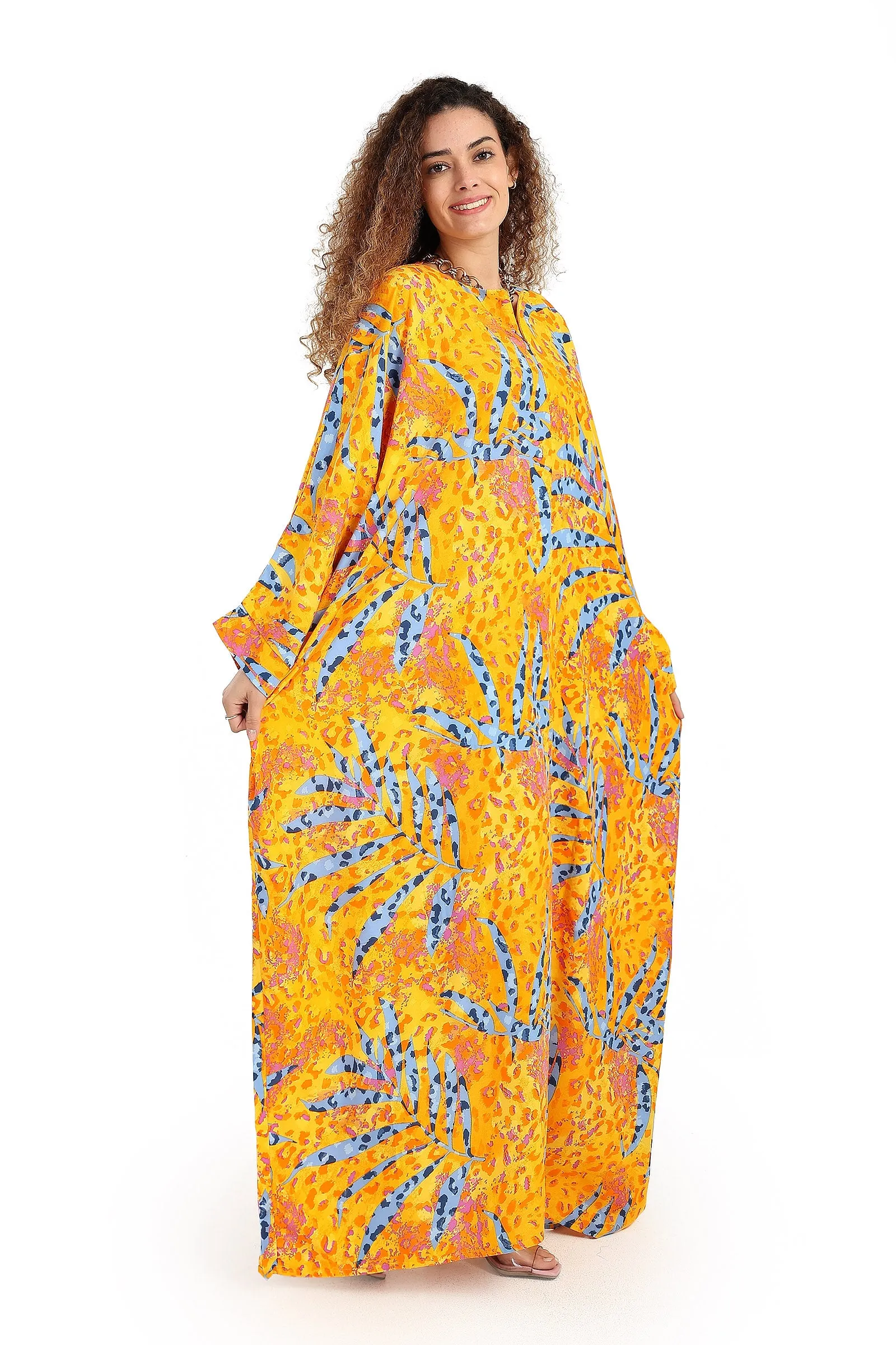 Printed Maxi Abaya