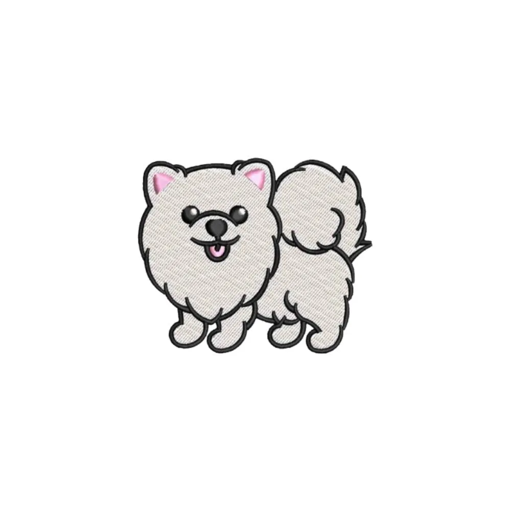 Pup Culture Embroidered Collection Basic Crew Length High Cut Cotton Socks with Arch Support