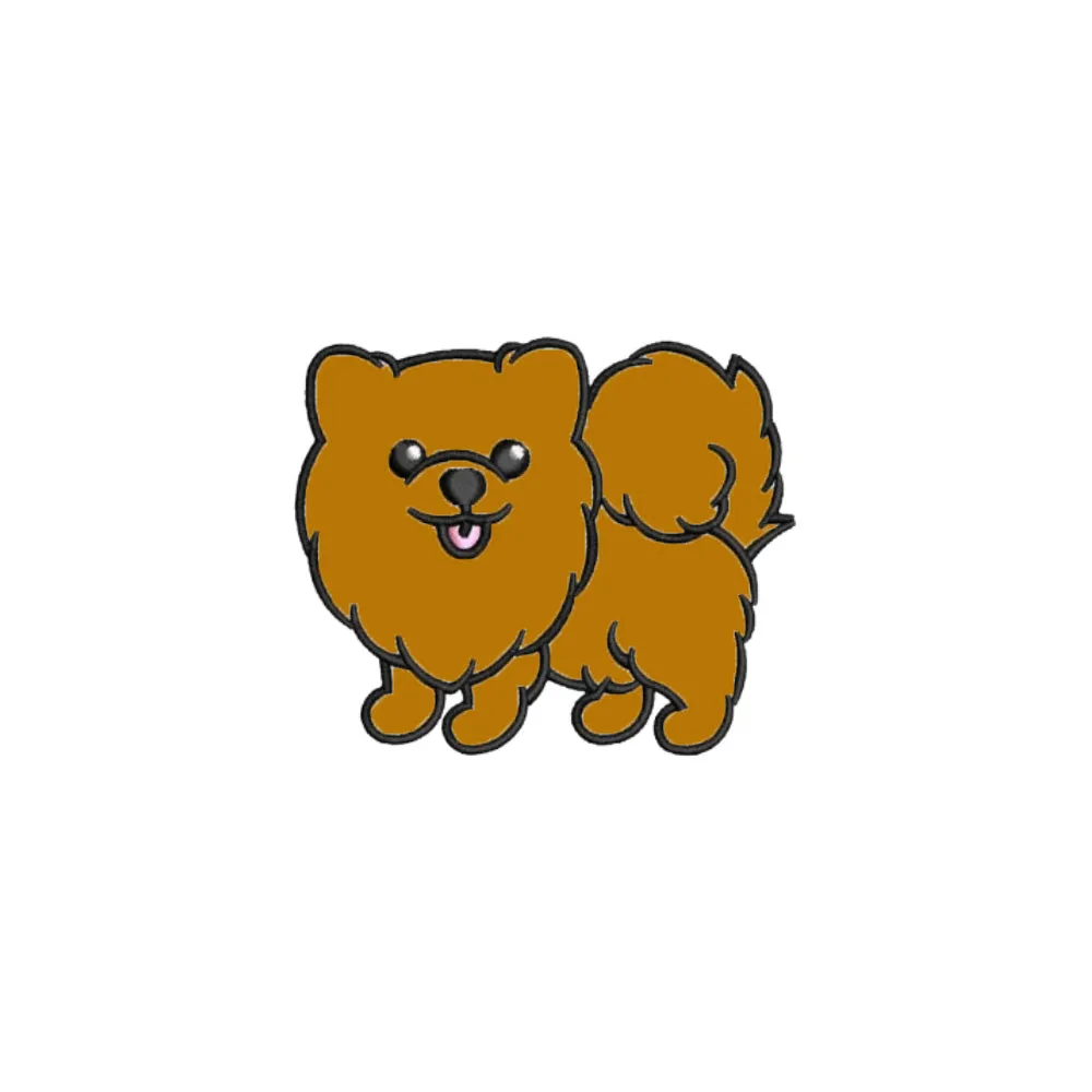 Pup Culture Embroidered Collection Basic Crew Length High Cut Cotton Socks with Arch Support