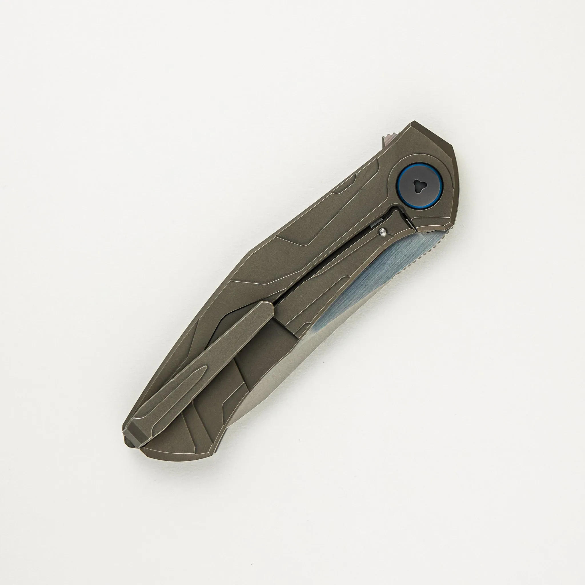 "Limited Edition" Kami Flipper - S110V Blade - Titanium Handle - MRBS (Sinkevich Design)