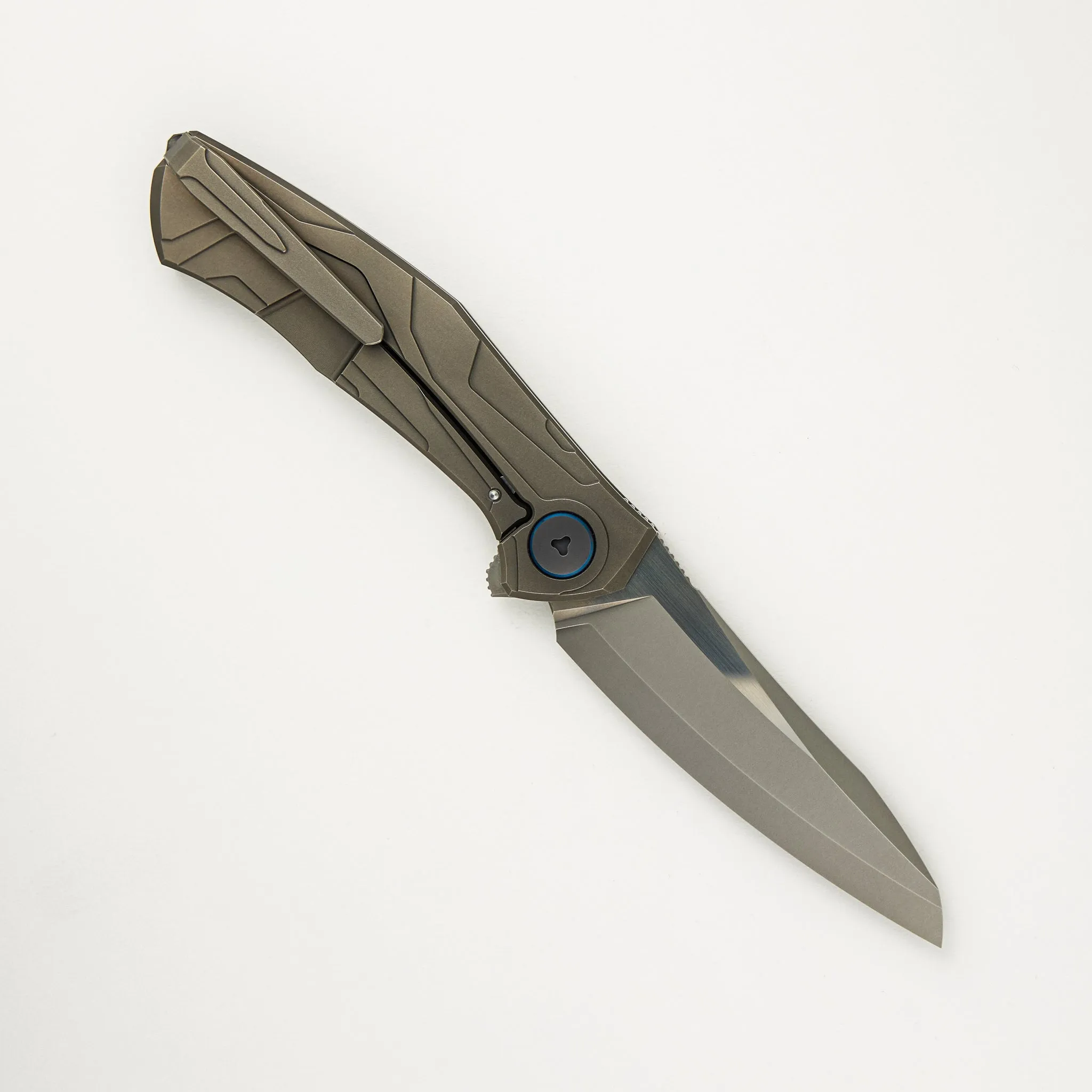 "Limited Edition" Kami Flipper - S110V Blade - Titanium Handle - MRBS (Sinkevich Design)