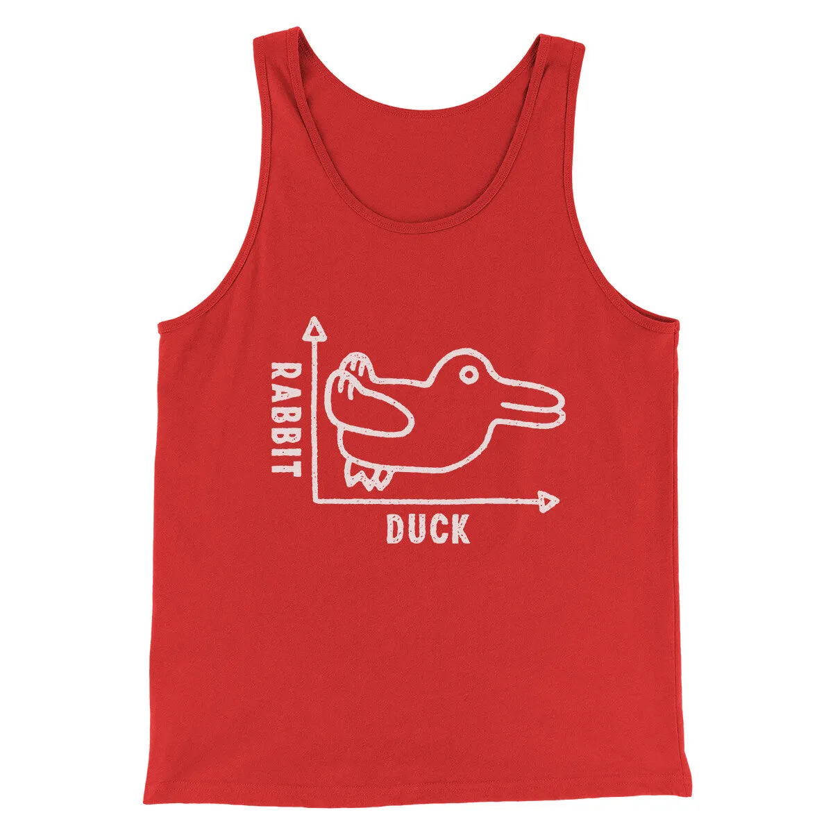 Rabbit Duck Graph Men/Unisex Tank Top