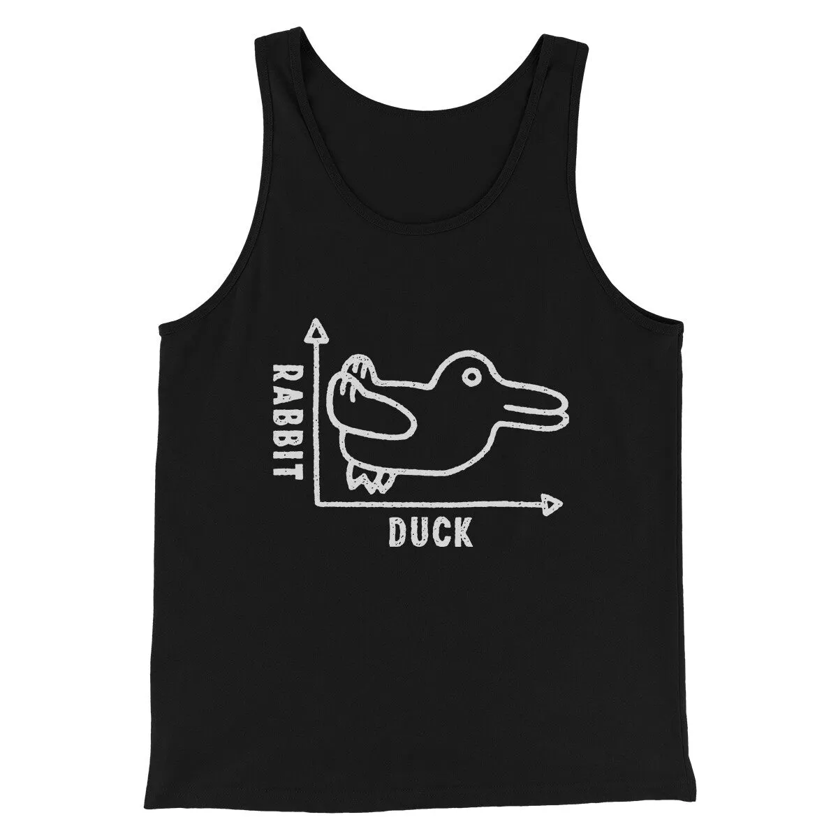 Rabbit Duck Graph Men/Unisex Tank Top