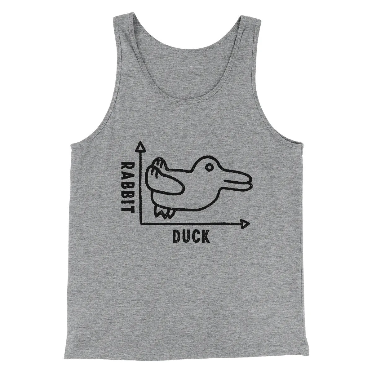 Rabbit Duck Graph Men/Unisex Tank Top