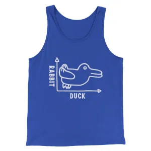 Rabbit Duck Graph Men/Unisex Tank Top