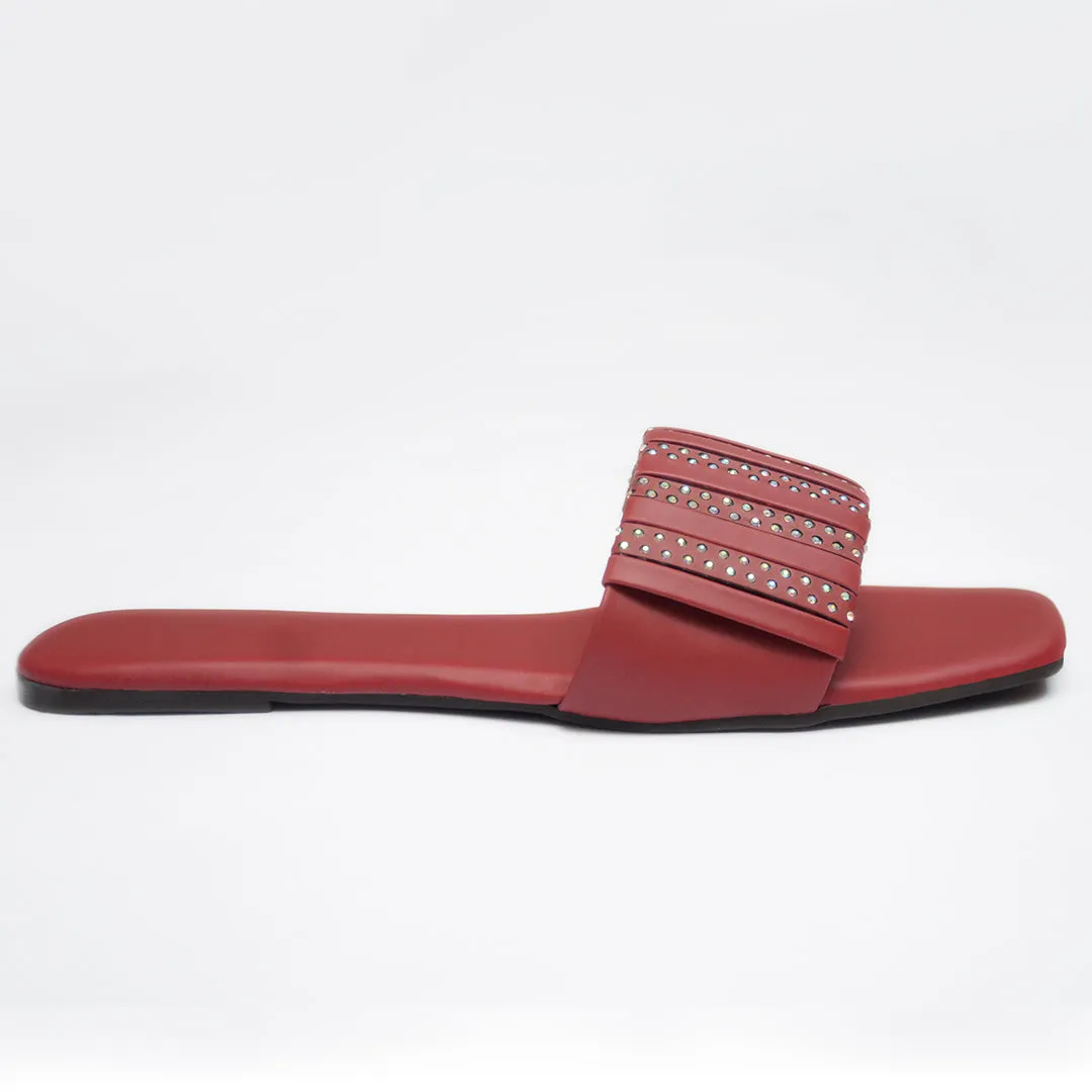 Red Comfy Slippers Women’s