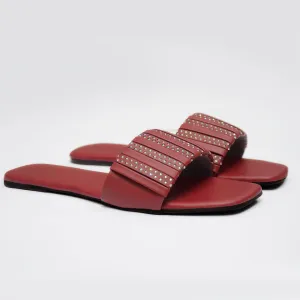 Red Comfy Slippers Women’s