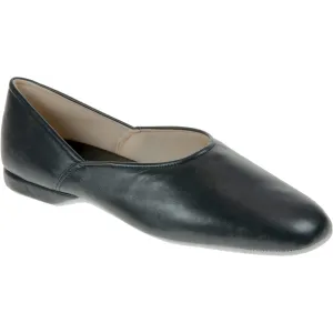 Relax Grecian Black Leather Slippers
