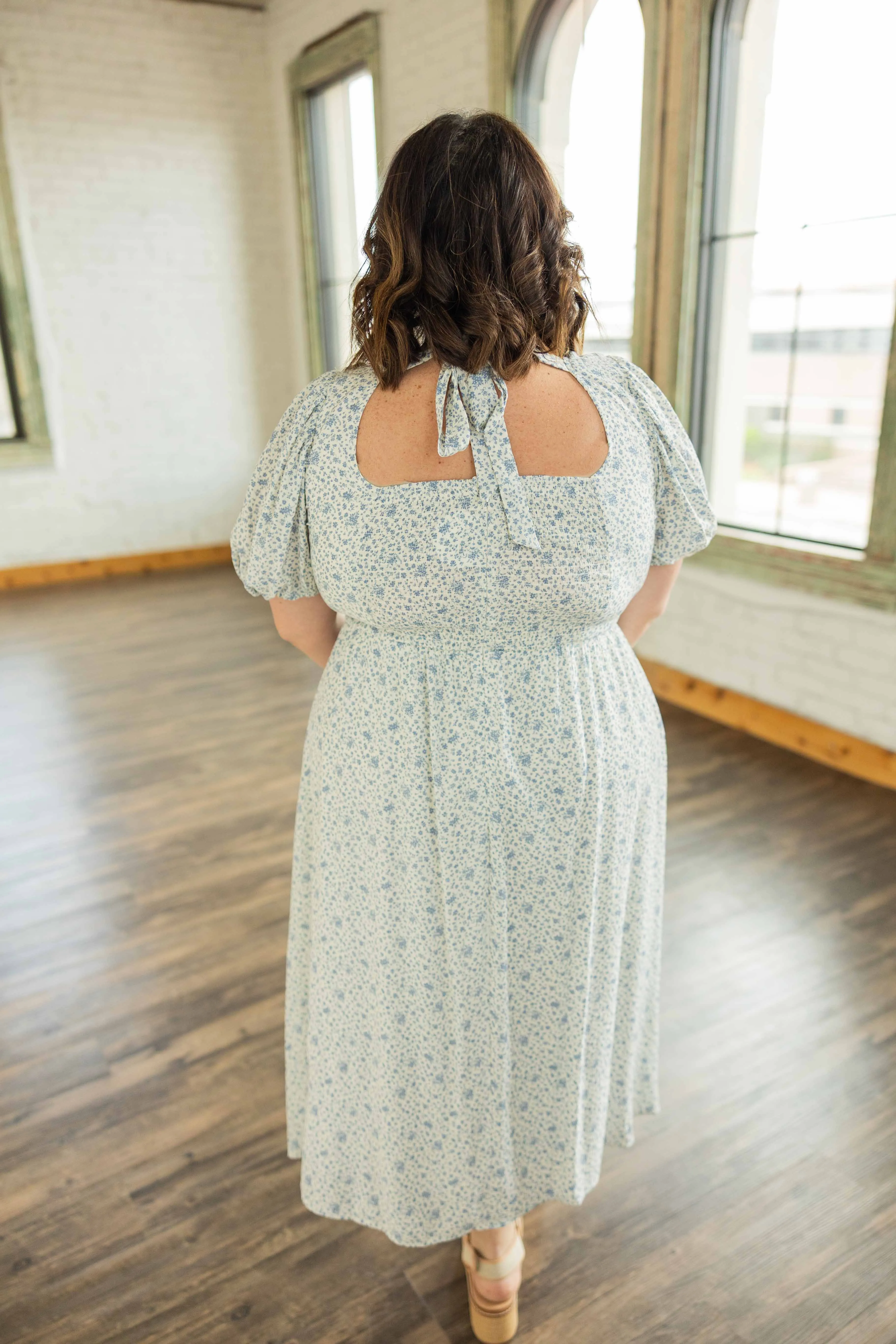 REMI PLUS MIDI DRESS