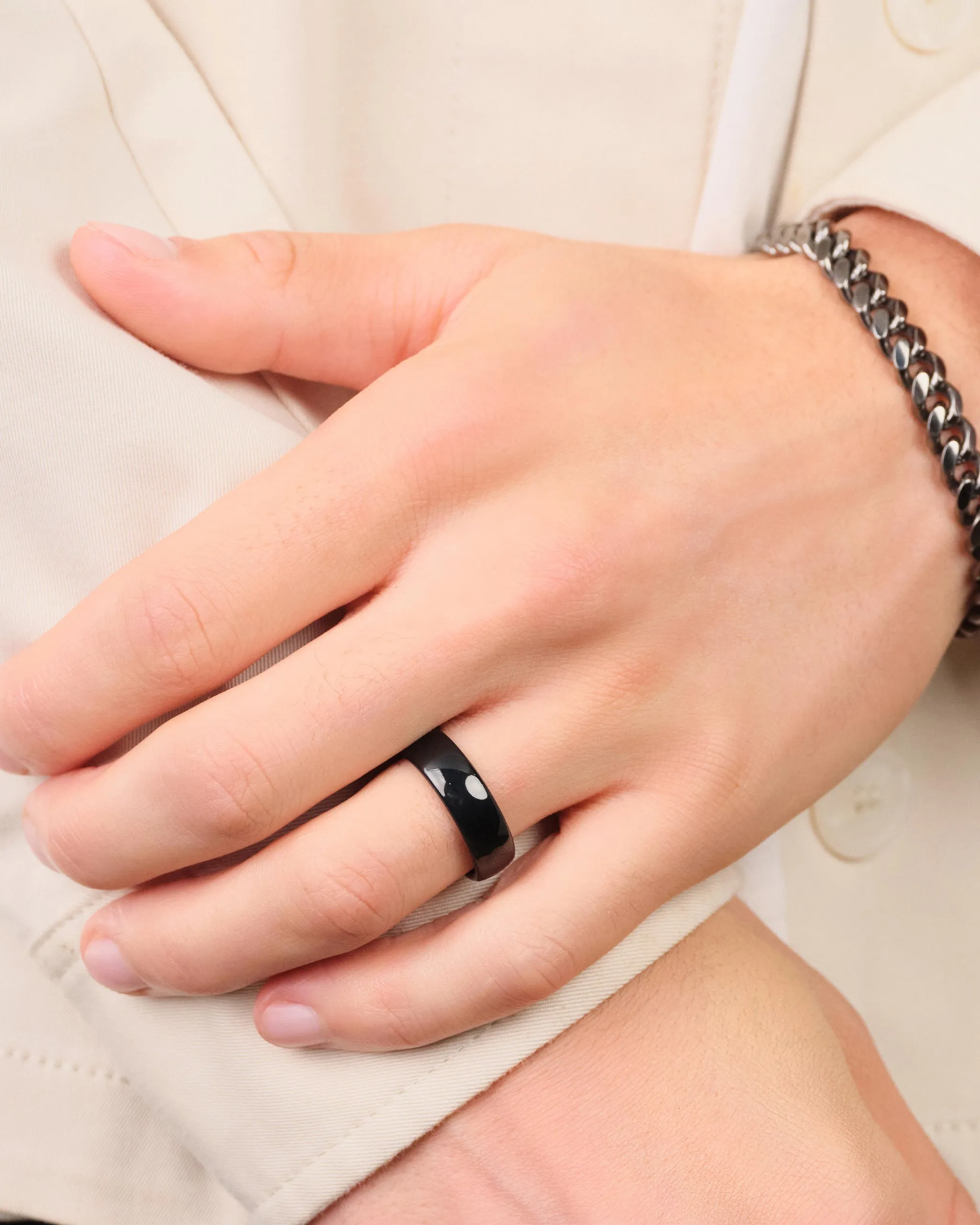 Rounded Comfort Fit Wedding Band - 7mm