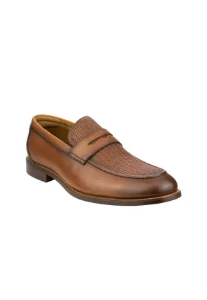 Rucci Penny Weave Moc Toe Penny Loafer