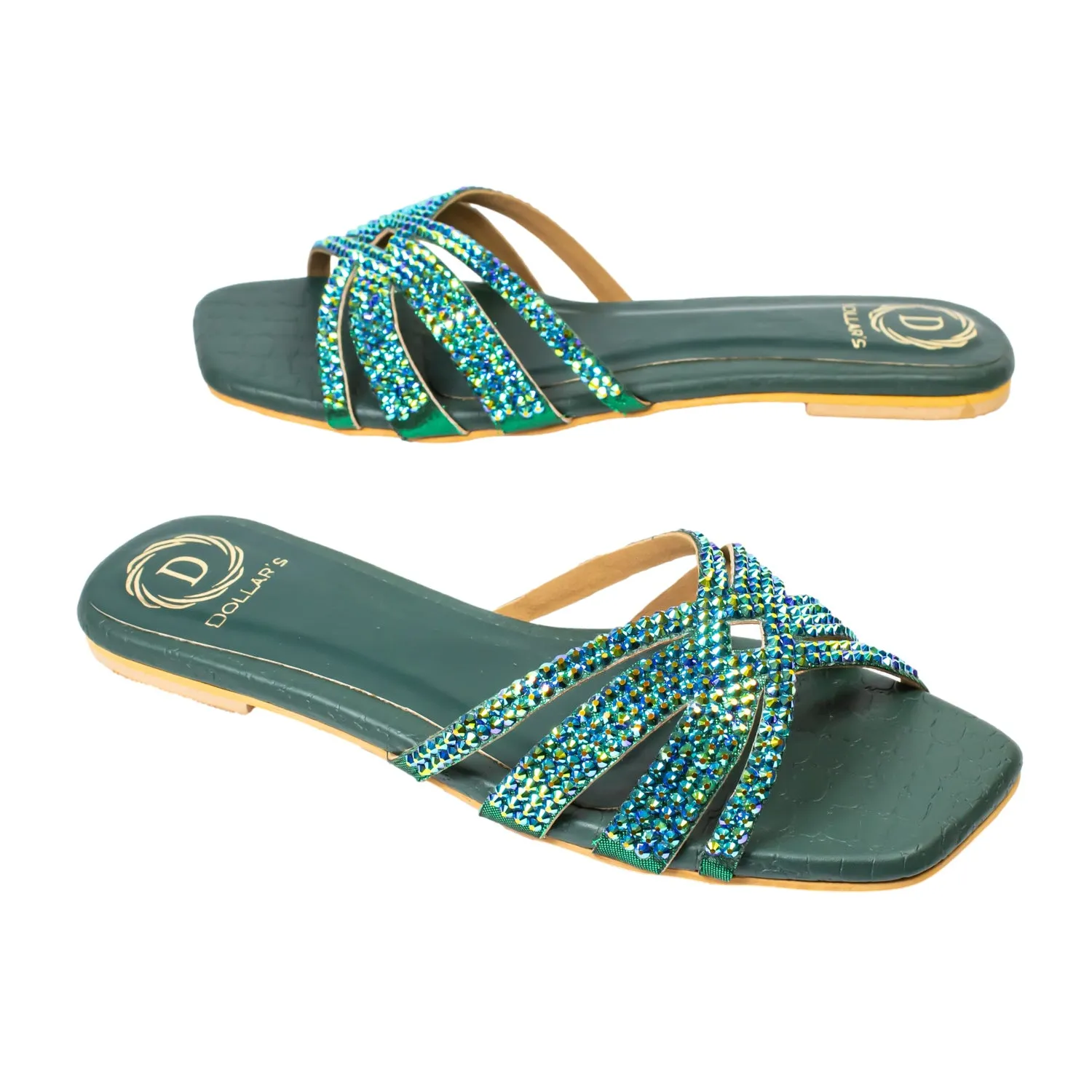 Sadaf Flats S164F - Green