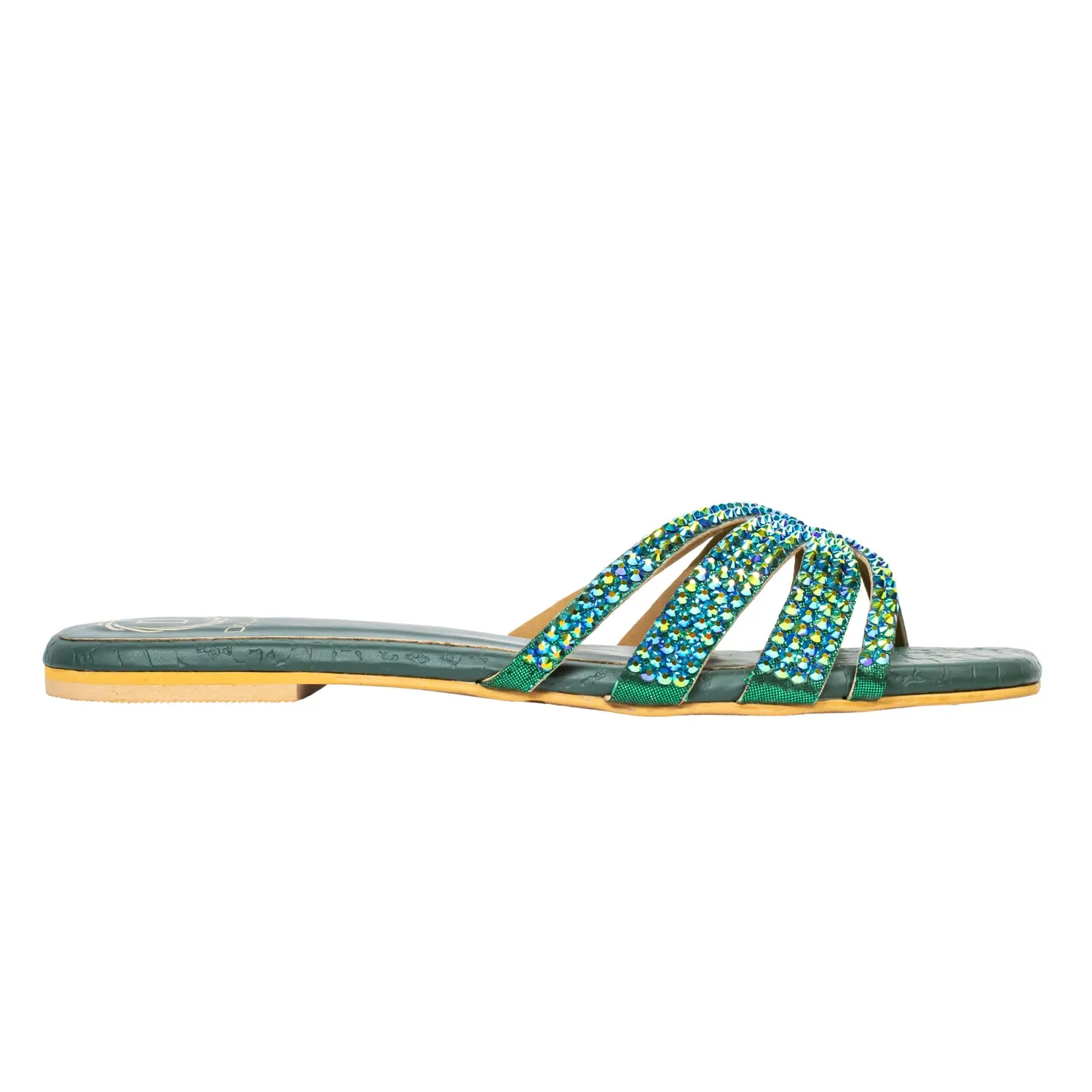Sadaf Flats S164F - Green