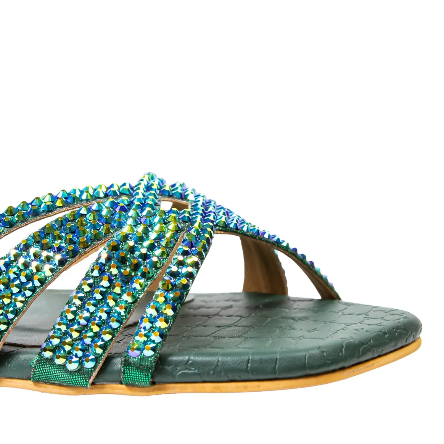 Sadaf Flats S164F - Green