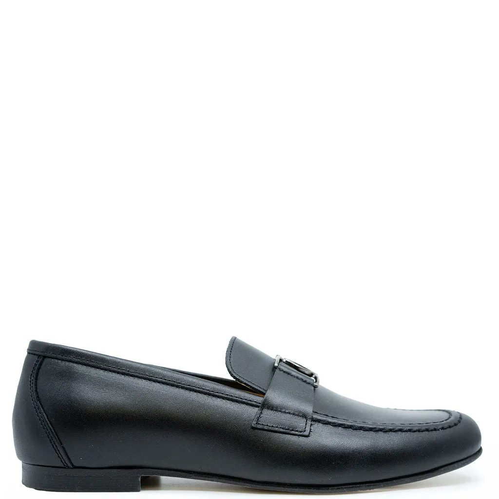 Spain Co Black Todd Buckle Loafer