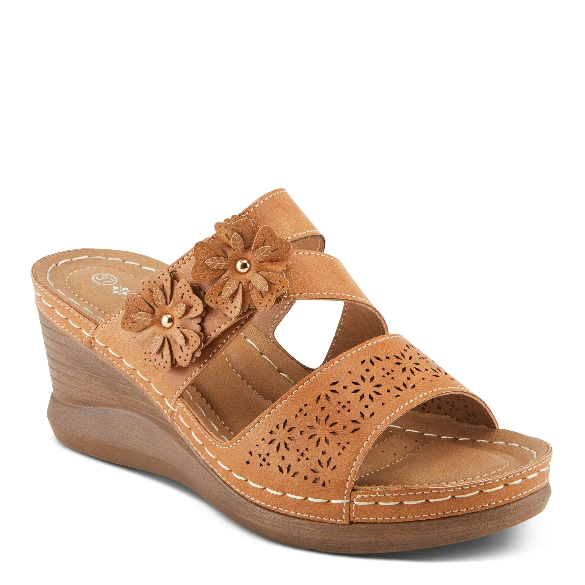 Spring Step Shoes  Patrizia Lolly Women’s Vegan Leather Slide Sandals