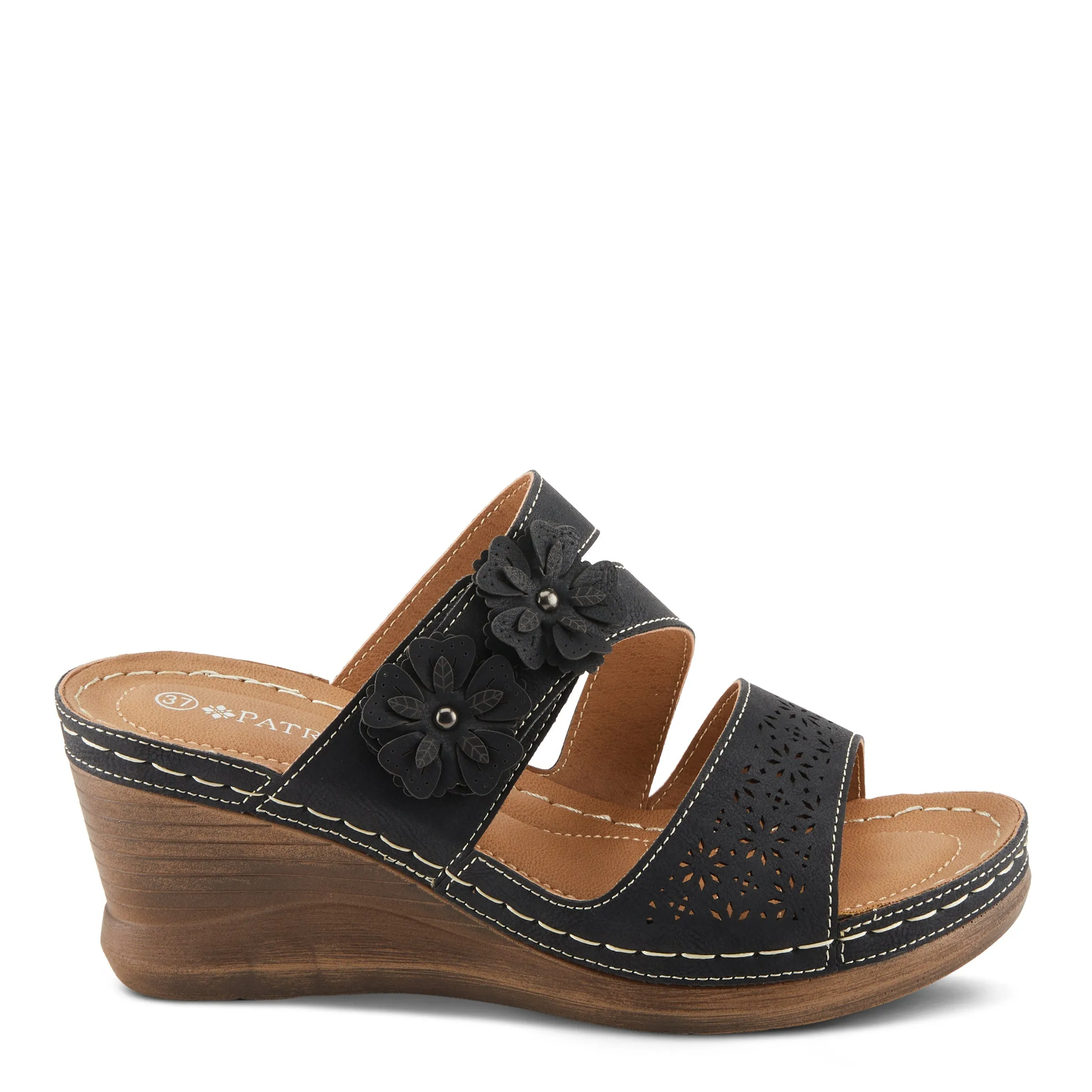 Spring Step Shoes  Patrizia Lolly Women’s Vegan Leather Slide Sandals