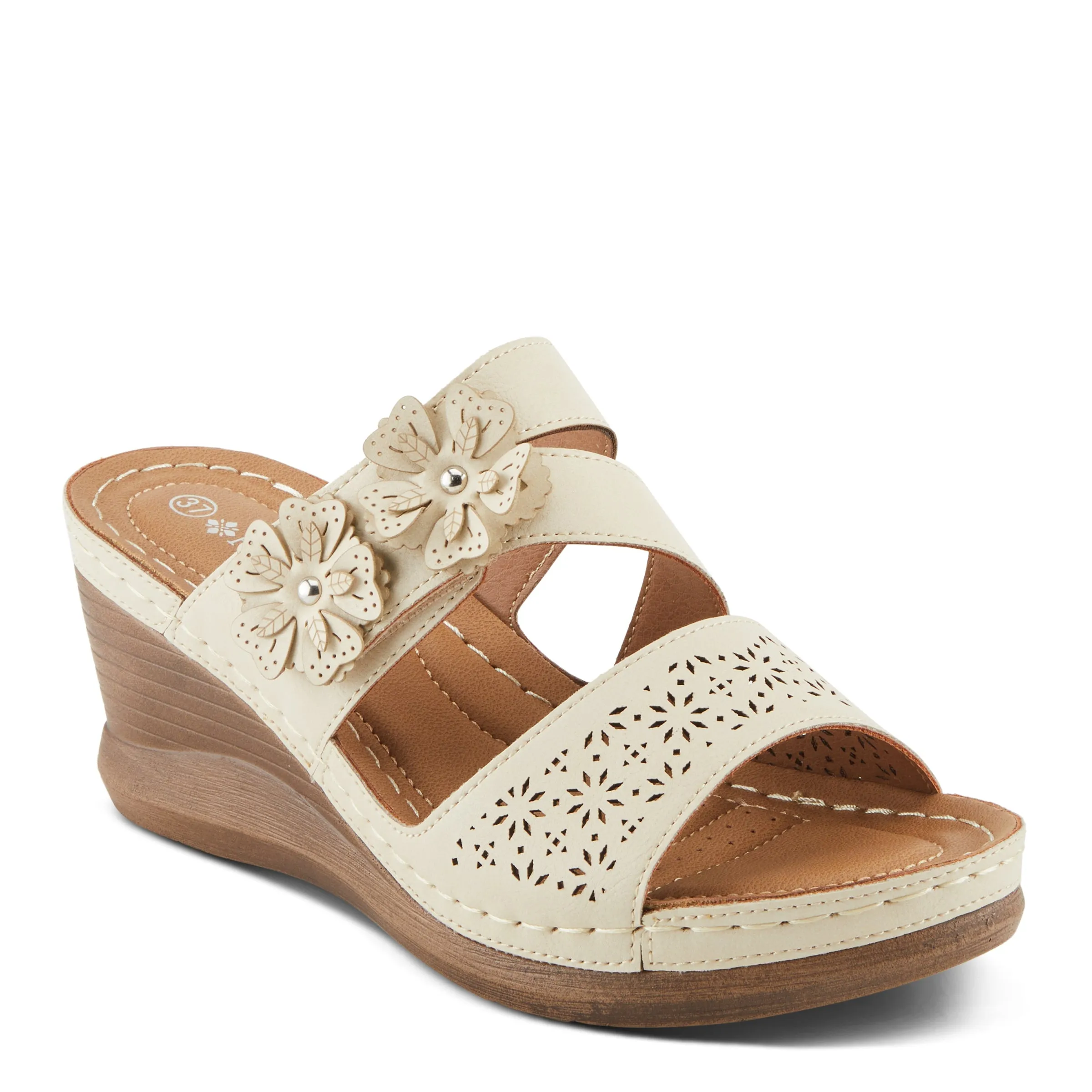 Spring Step Shoes  Patrizia Lolly Women’s Vegan Leather Slide Sandals