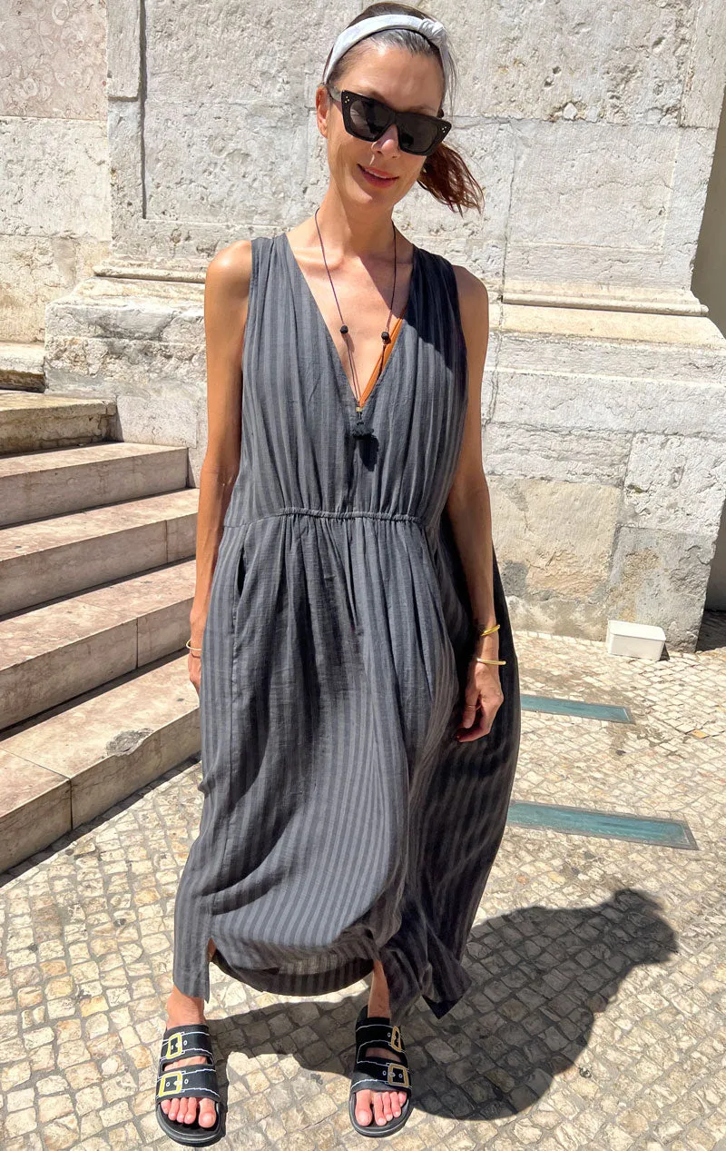 Stripe pocket dress