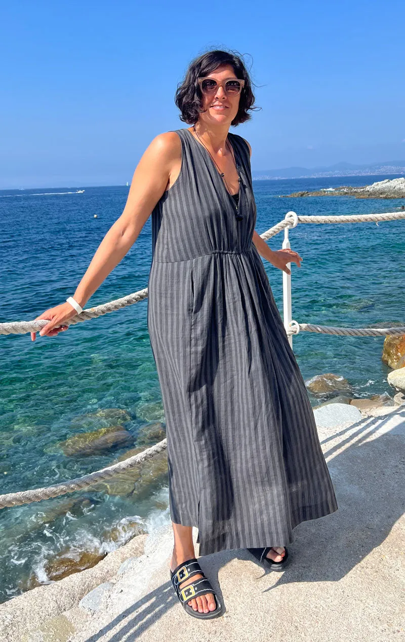 Stripe pocket dress