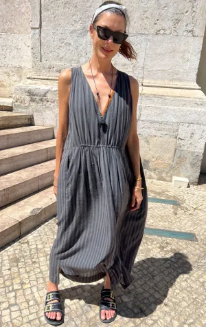 Stripe pocket dress