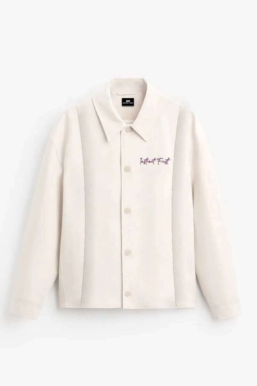 The Intuition Shacket - Off-White