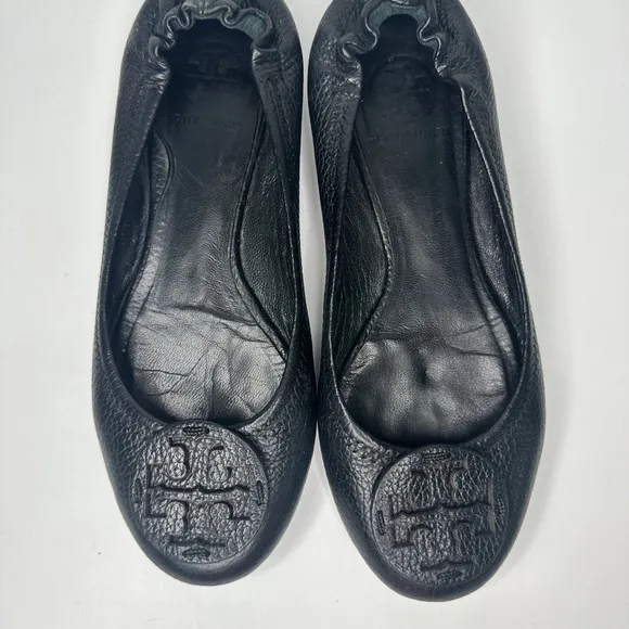 Tory Burch Black Flats