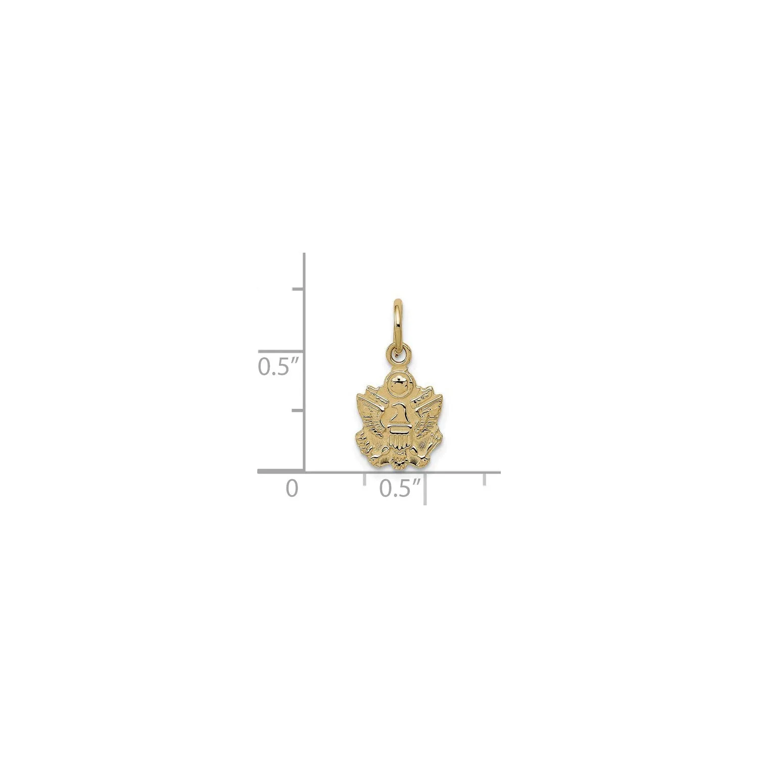 U. S. Army Insignia Pendant (14K)