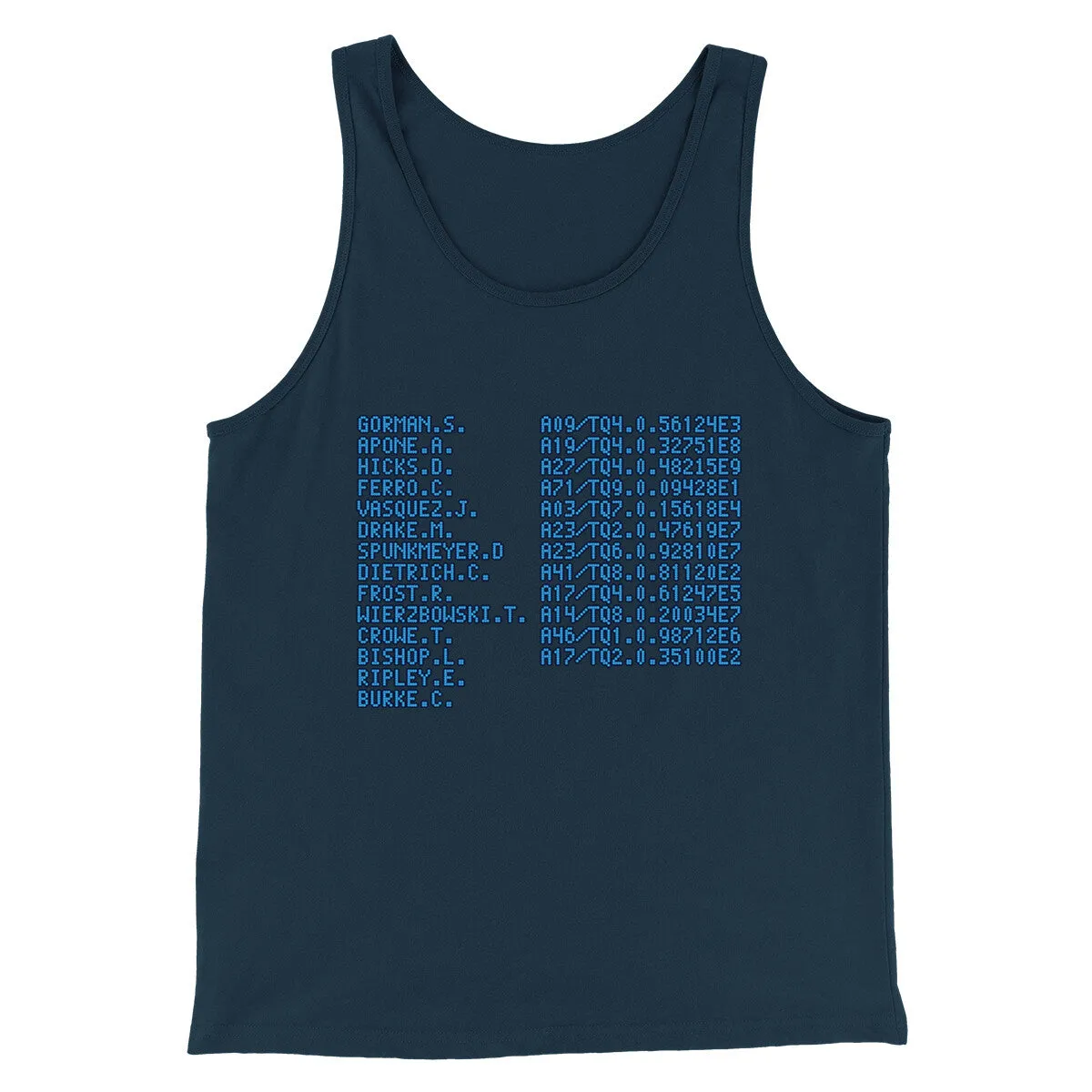 Uss Sulaco Crew List Men/Unisex Tank Top