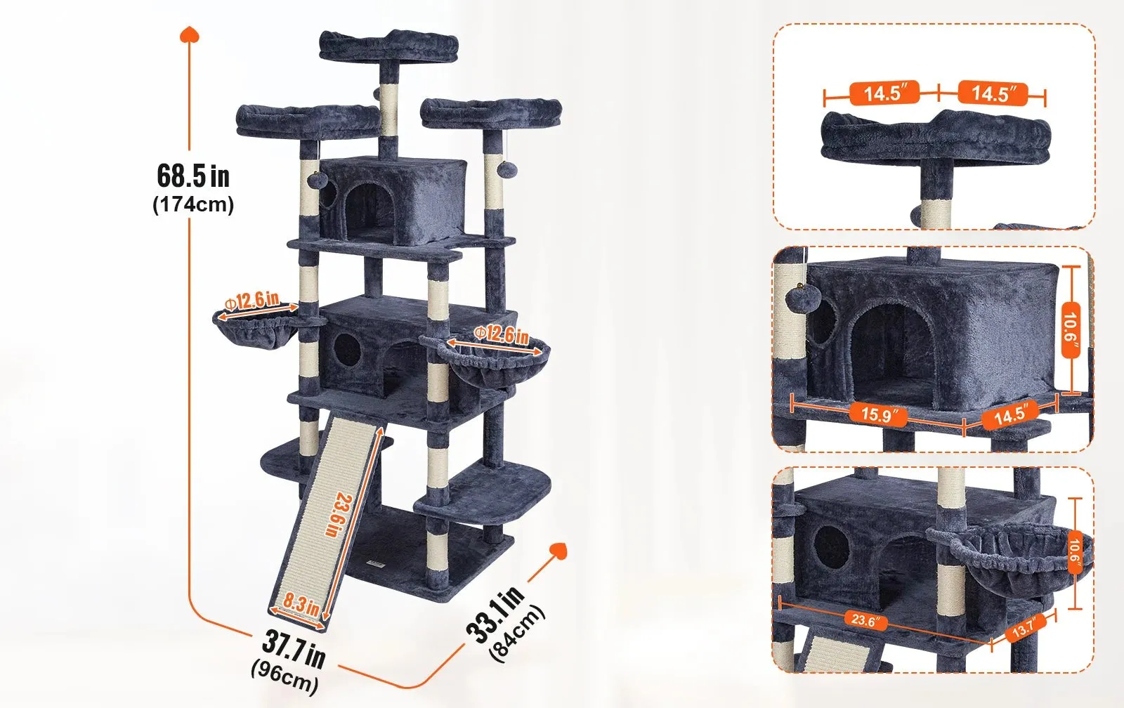 VEVOR Indoor Cat Tree