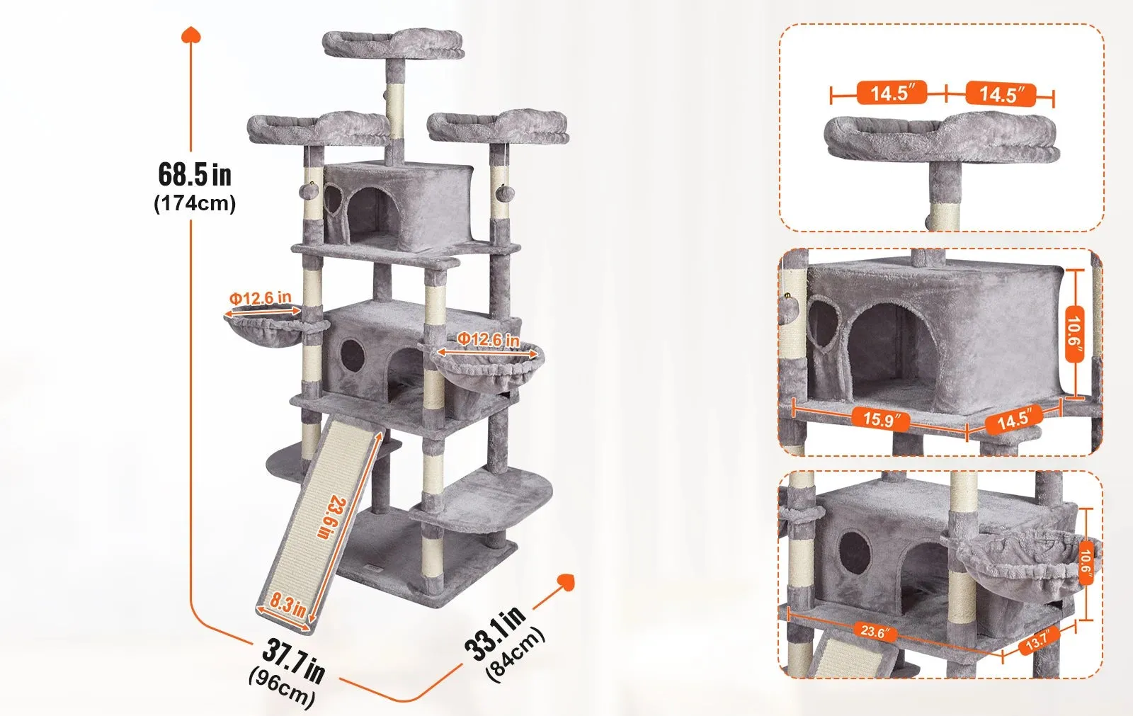 VEVOR Indoor Cat Tree
