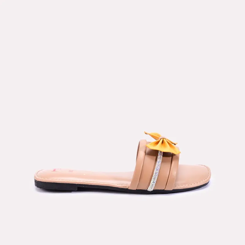 Winsome Fawn Flat Fancy Slippers 0412525