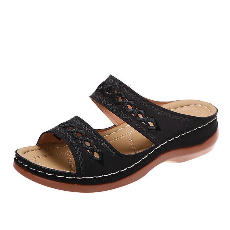 Women's Cutout Flat Casual Slippers