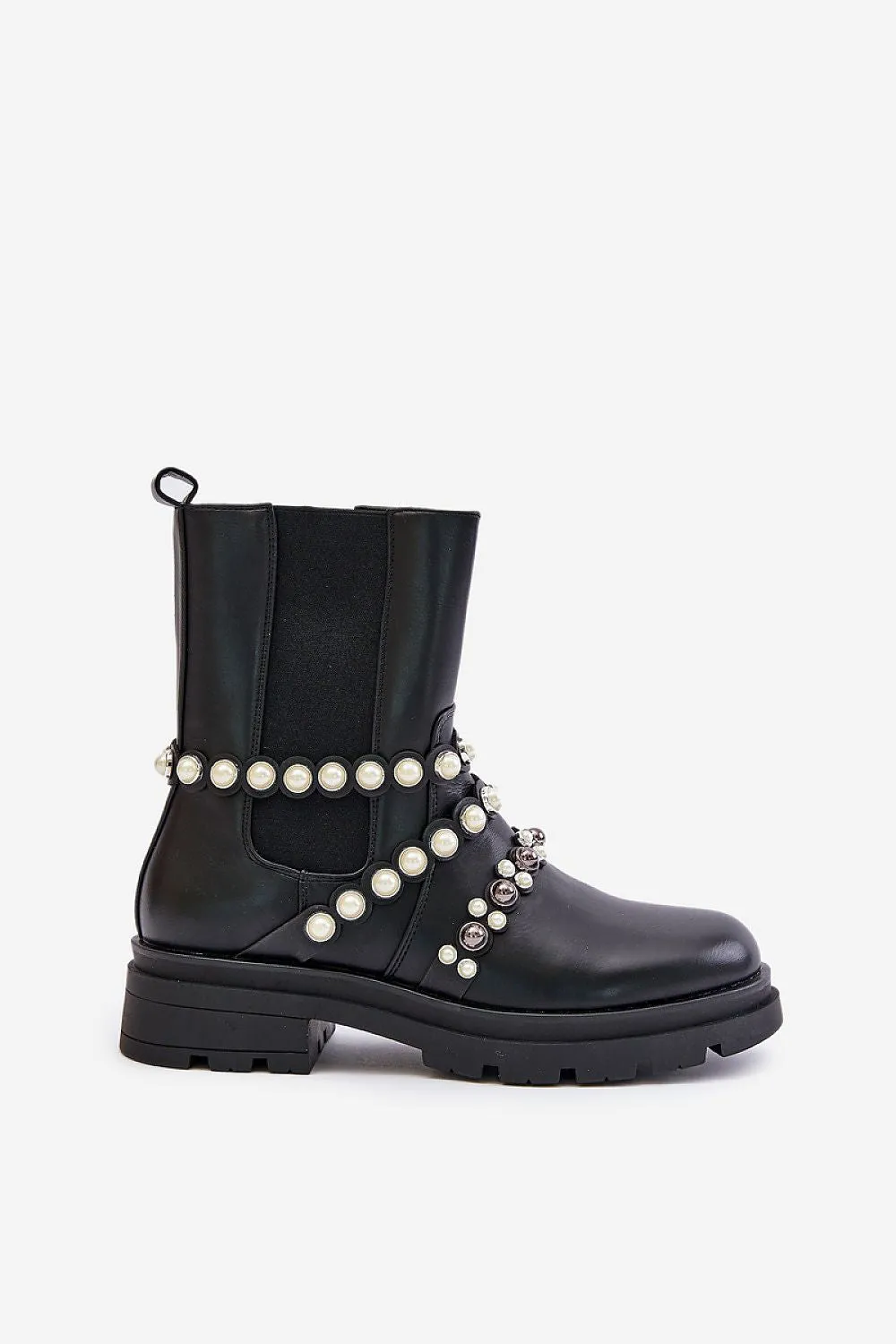 Women's eco-leather zippered Jodhpur boot