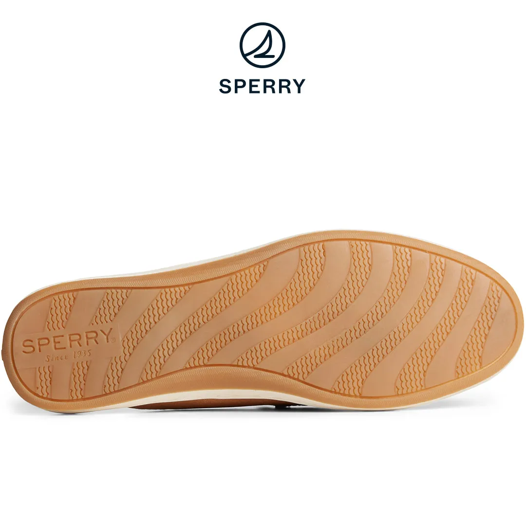 Women's Mulefish Leather Boat Shoe Tan (STS88718)