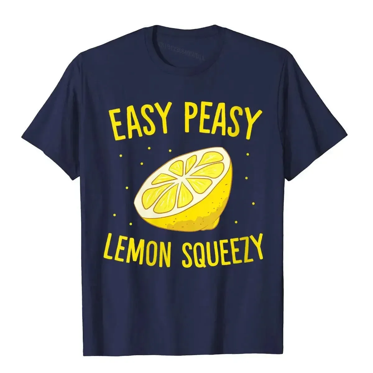 Women's "Easy Peasy Lemon Squeezy" T-Shirt – Funny Lemonade Graphic Crewneck Tee | Cotton Summer Top for Men & Women