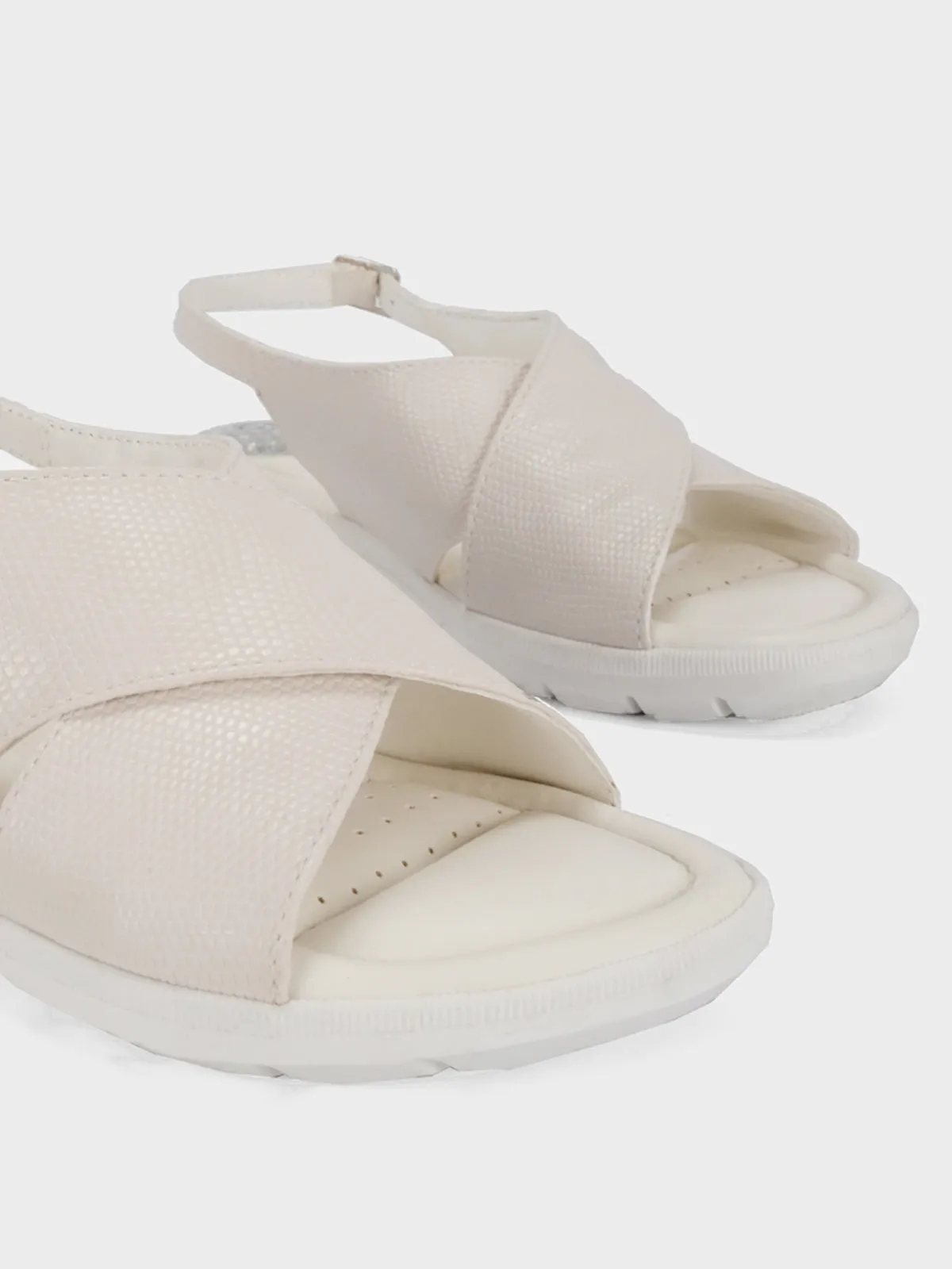 Women's "ELENA" Wide Strap Open Toe Sandals